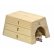 画像2: 【お取り寄せ商品】　小動物用跳び箱型木製ハウス！「とびばこハウス  」 (2)