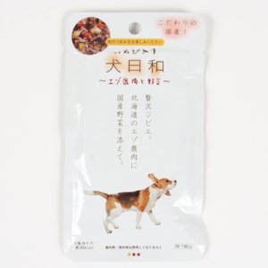 画像1: 愛犬の為に、こだわりの国産レトルト♪「犬日和レトルトエゾ鹿肉と野菜６０ｇ」