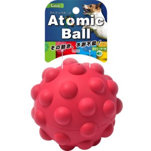 画像1: 【お取り寄せ商品】ナチュラルラバーの丈夫なボール！「アトミックボール　Ｌ　レッド」