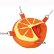 画像1: 【お取り寄せ商品】小動物用ハンモック＆ハウス！「フルーツカップ　オレンジ」 (1)