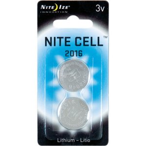 画像1: 【お取り寄せ商品】　夜のお散歩の安全に役立つ「ＮＩＴＥ　ＩＺＥ　スポットリット交換用リチウム電池２０１６　２Ｐ」 (1)