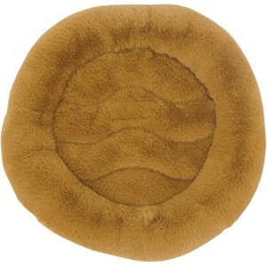 画像1: 【お取り寄せ商品 】もこもこラウンドマット ブラウン (1)